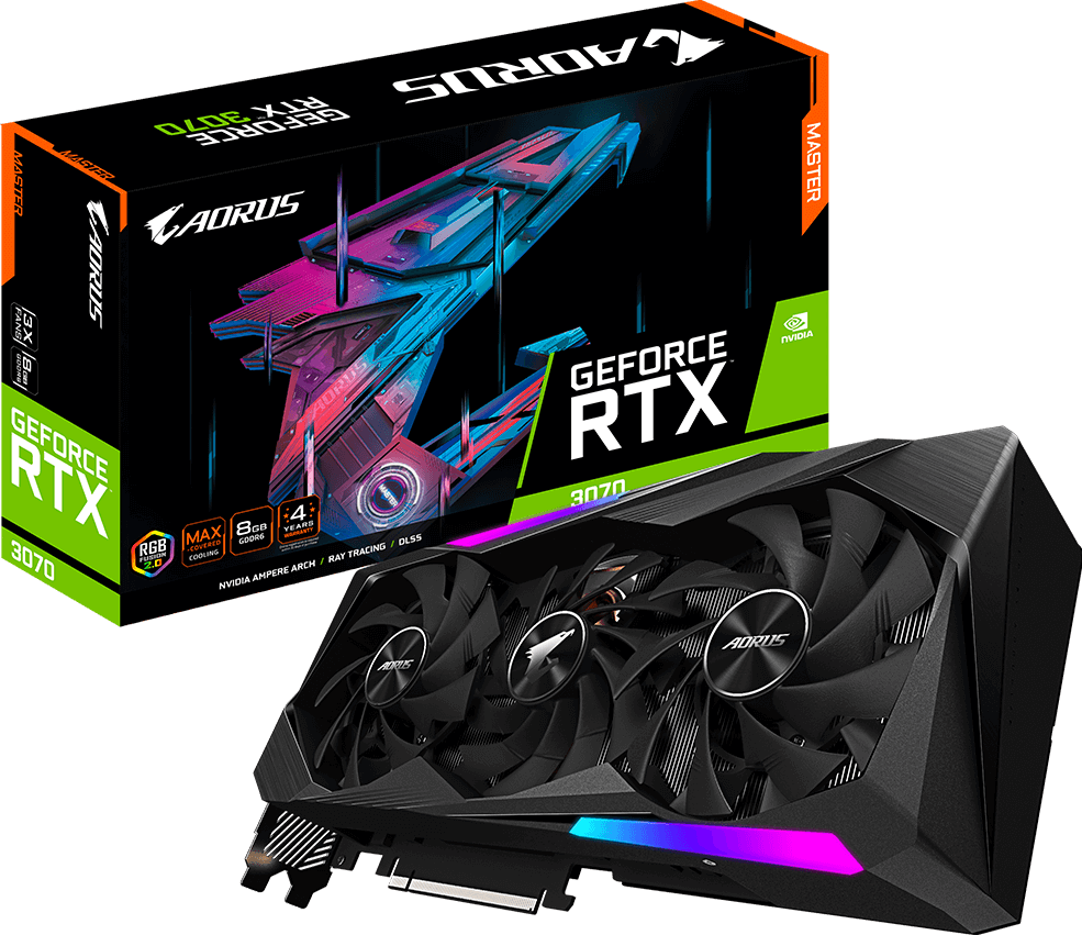 Gigabyte AORUS Master GeForce RTX 3070 8GB – 10/10 Condition