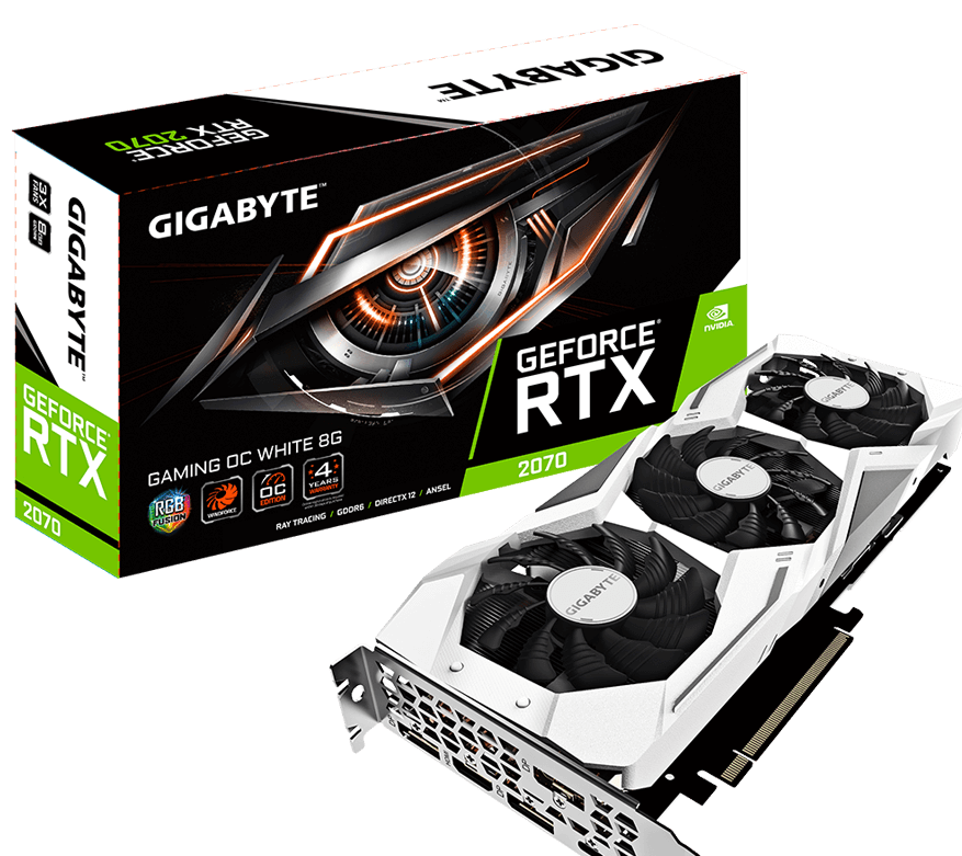 Gigabyte RTX 2070 White 8GB – 10/10 Condition
