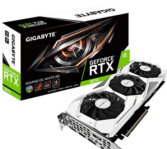 Gigabyte RTX 2070 White 8GB – 10/10 Condition