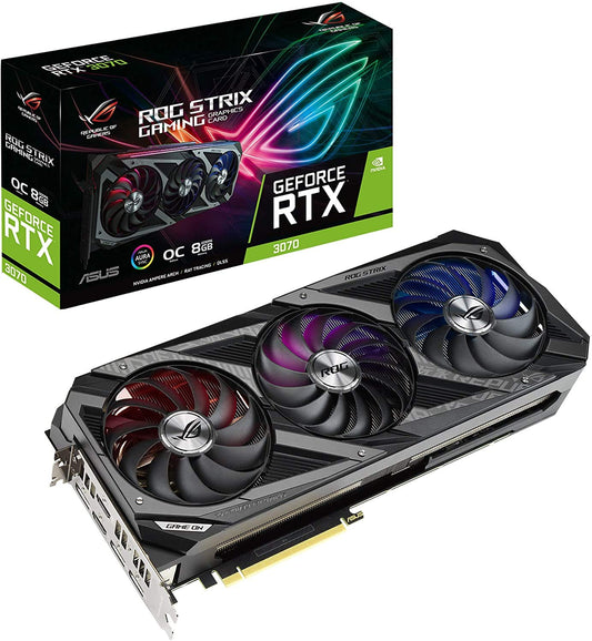 ASUS ROG Strix GeForce RTX 3070 OC 8GB – 10/10 Condition